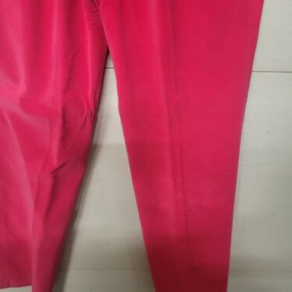 VINTAGE BILL ATKINSON GLEN OF MICHIGAN HOT PINK VELVET PANTS - Picture 8 of 10